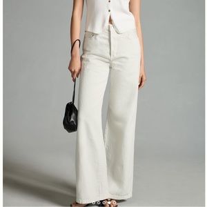 White favorite daughter jeans